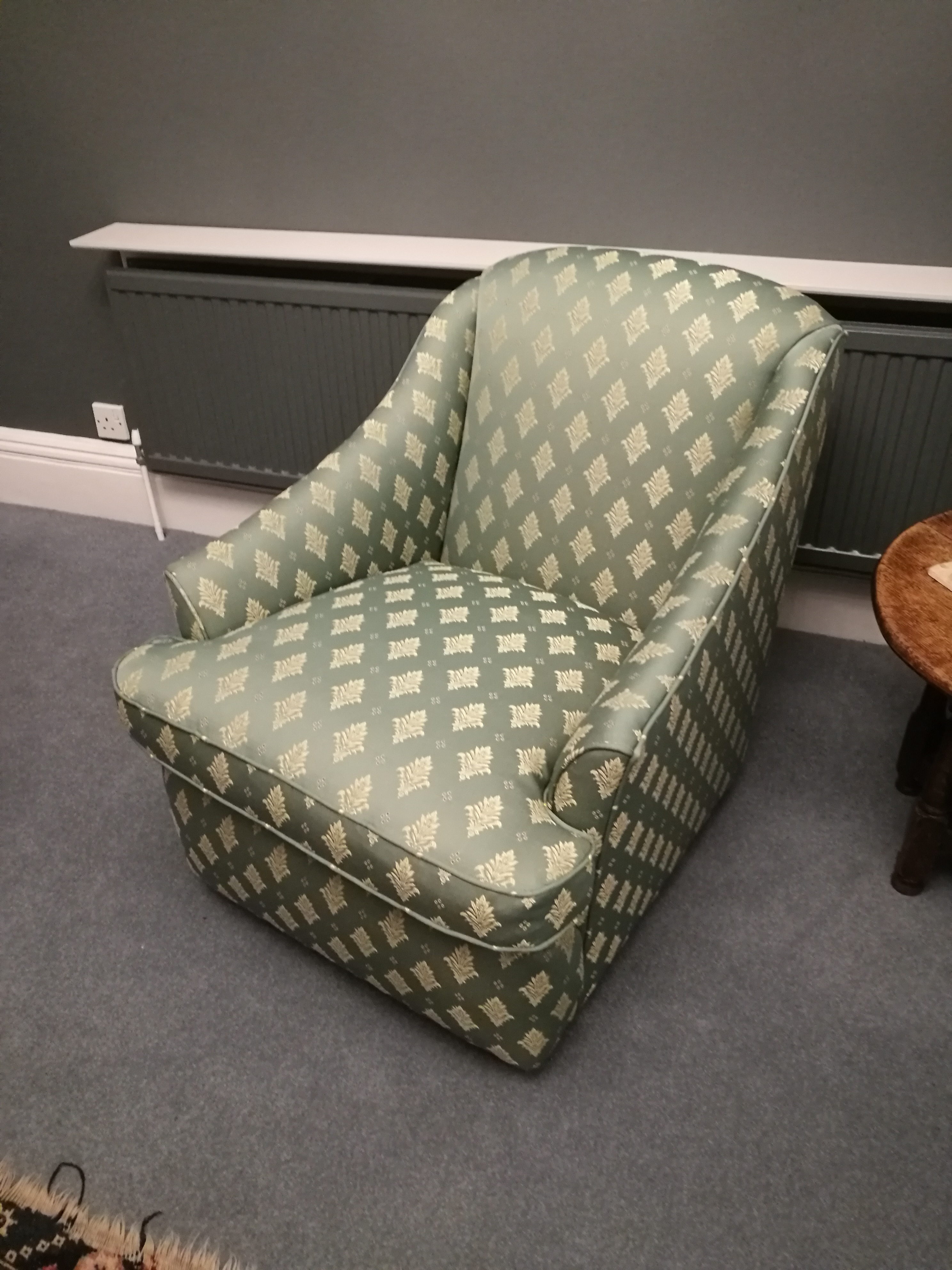 Reupholstered Armchair