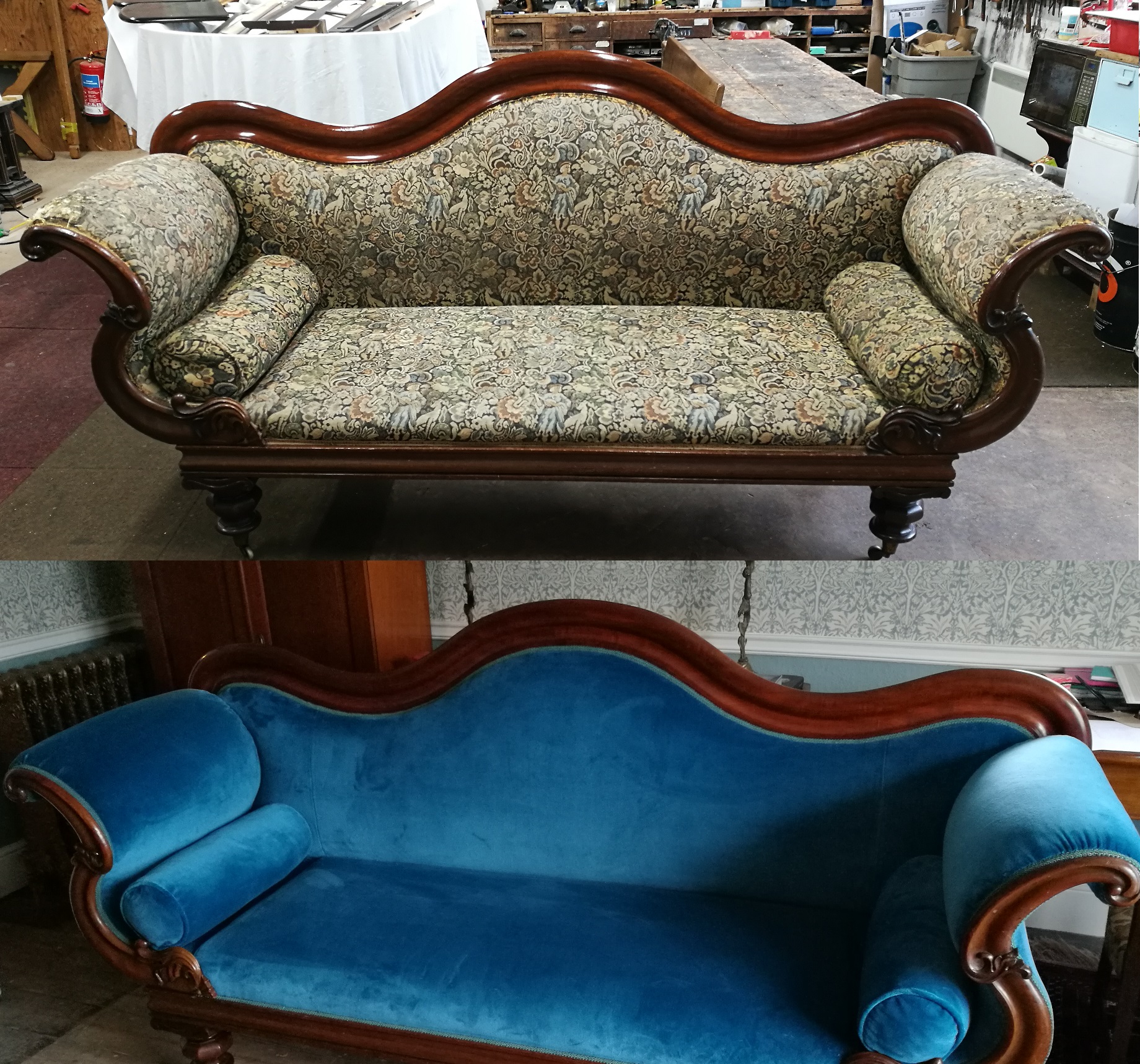 Blue Velvet Biedermeier