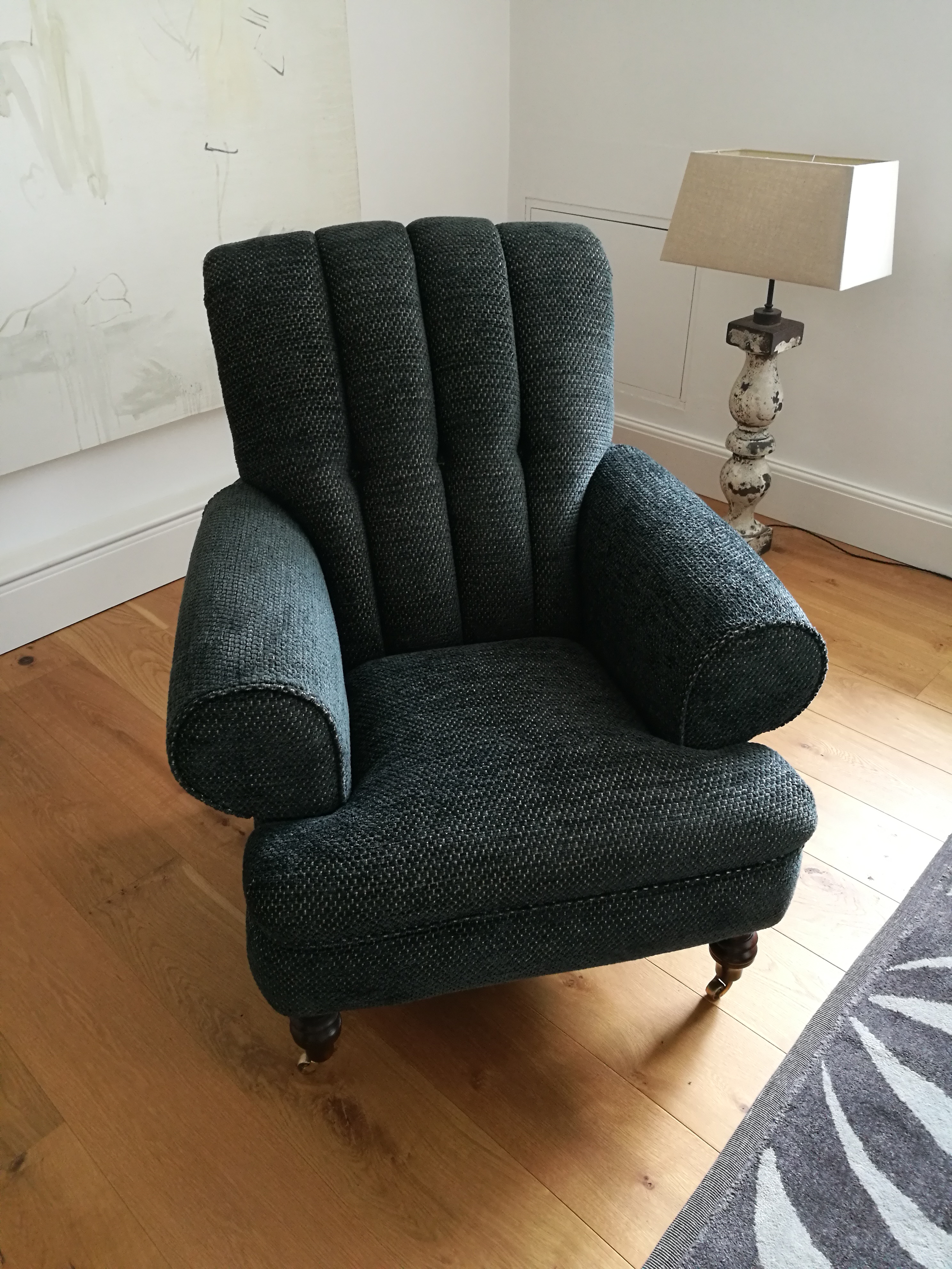 Fluted Scrollback Chair