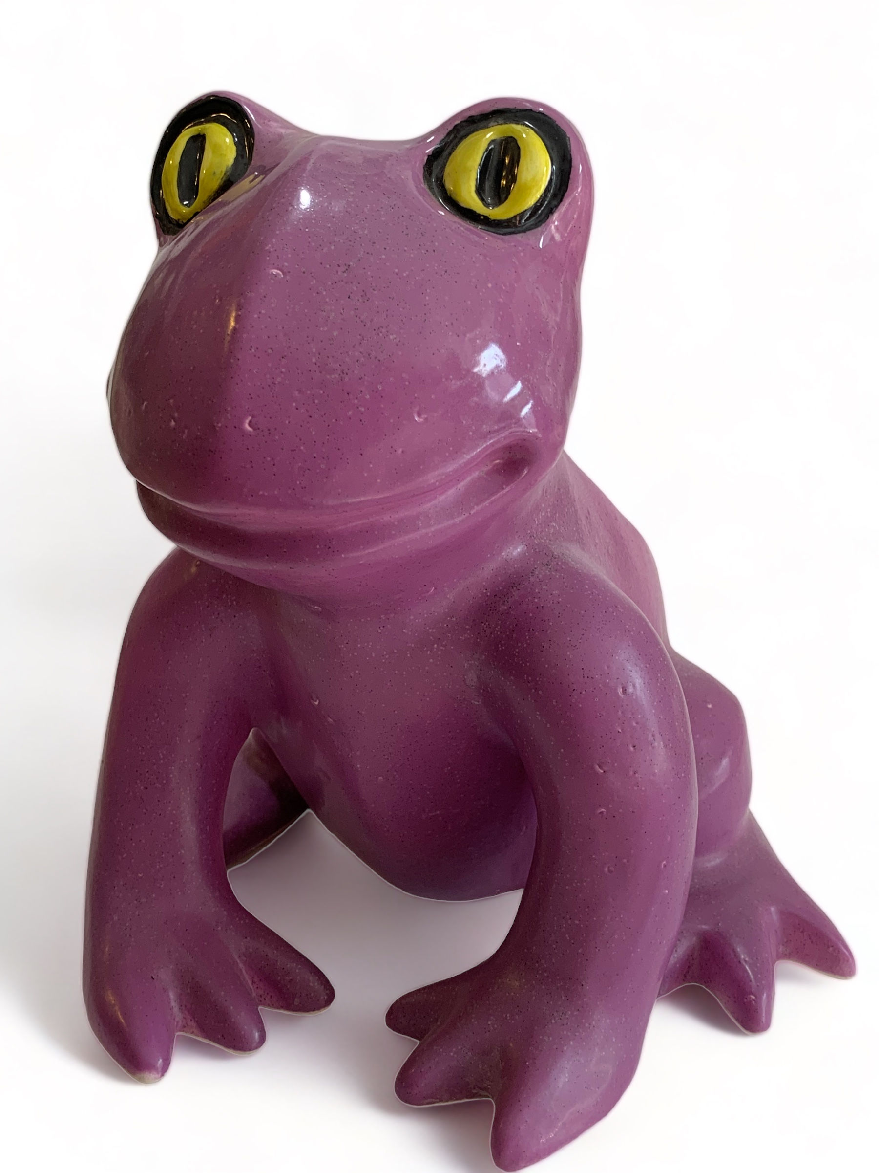 Violetta - Scultura di rana in ceramica WachtmeisterLab