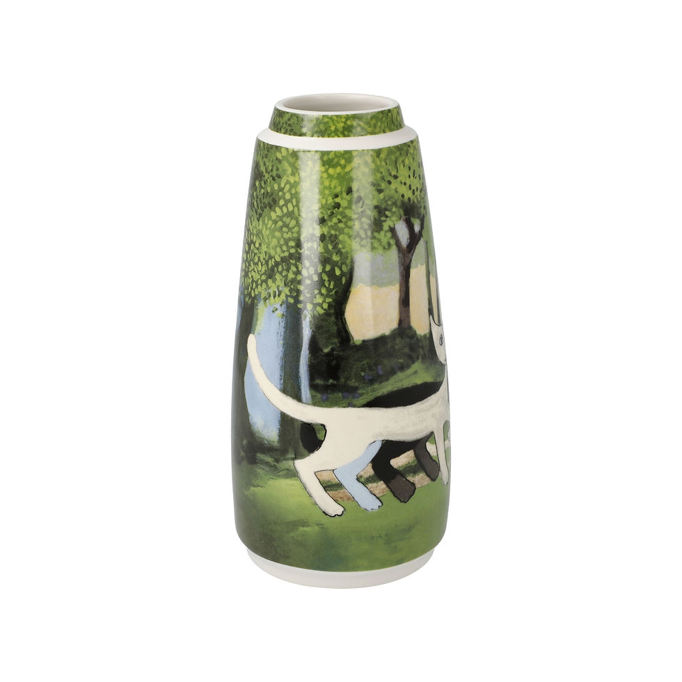 Miniatura: Una passeggiata nel verde - vaso Rosina Wachtmeister Goebel