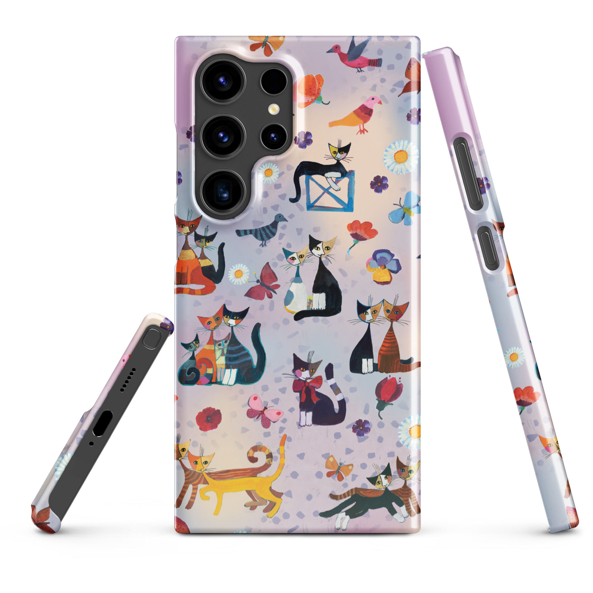 "Cats and flowers" - Samsung case sottile/phone cover Rosina Wachtmeister