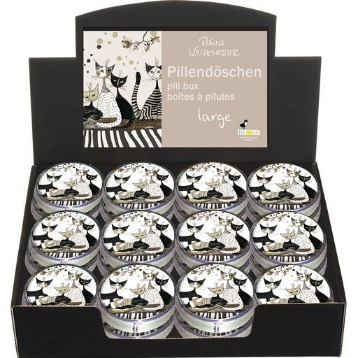 Miniatura: Cats sepia - Portapillole a 3 scomparti - Rosina Wachtmeister