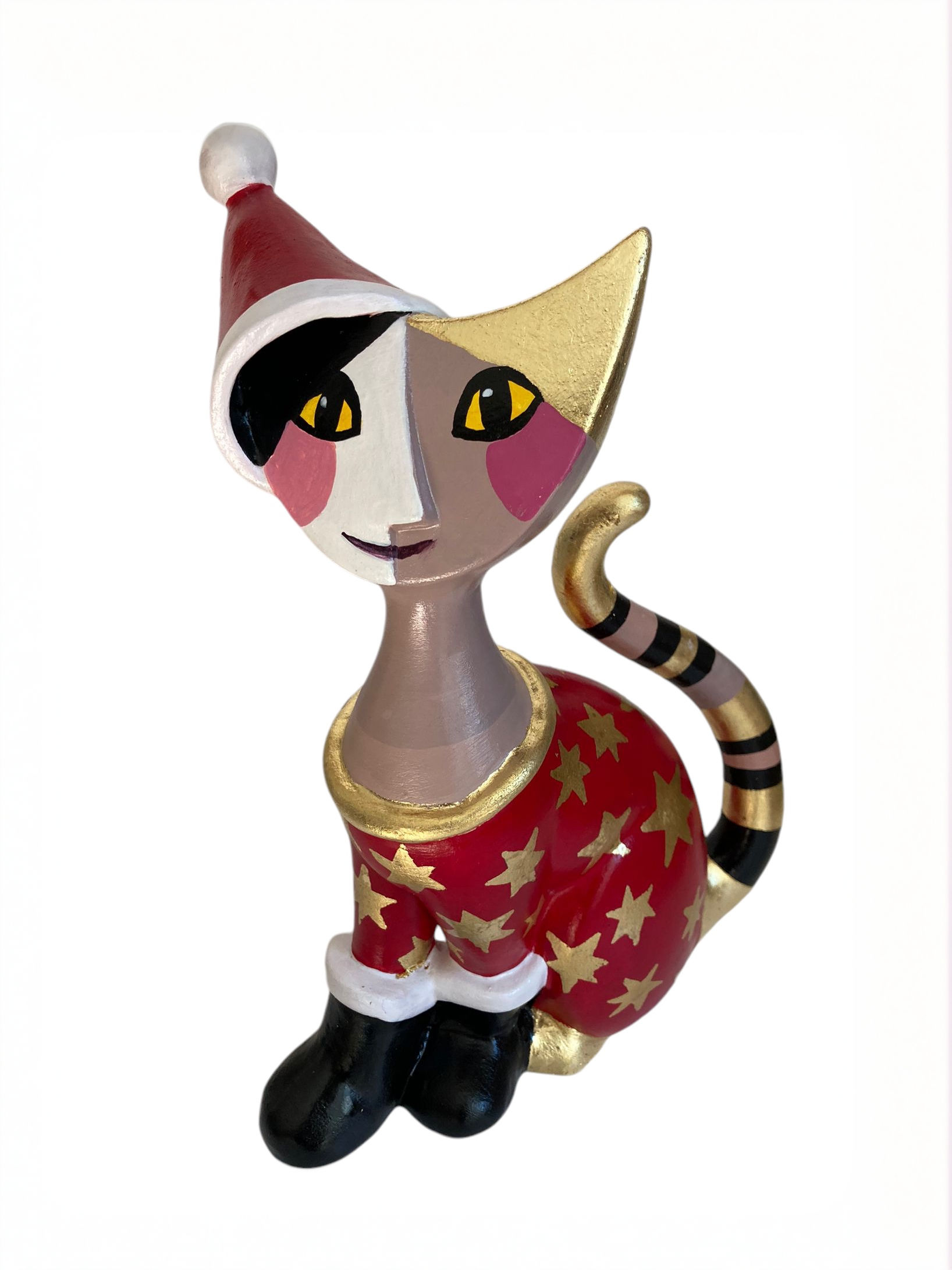 Chris - Gatto pezzo unico Edizione Natalizia 2024 WachtmeisterLab