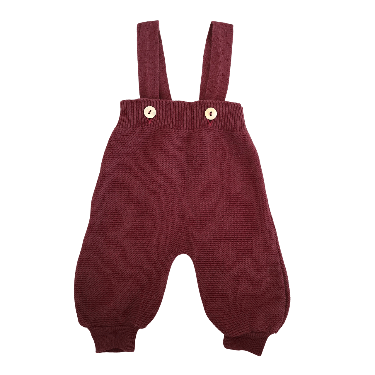 SELANA Strick-Salopette bordeaux 56
