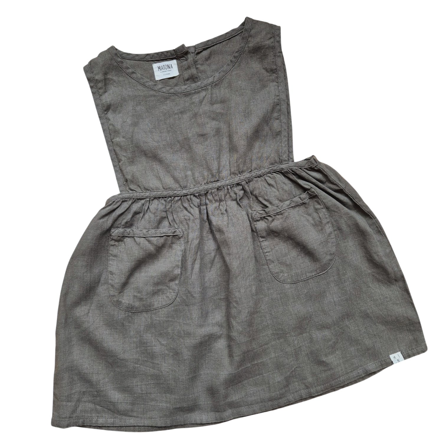 MATONA Kleid grün Leinen 110