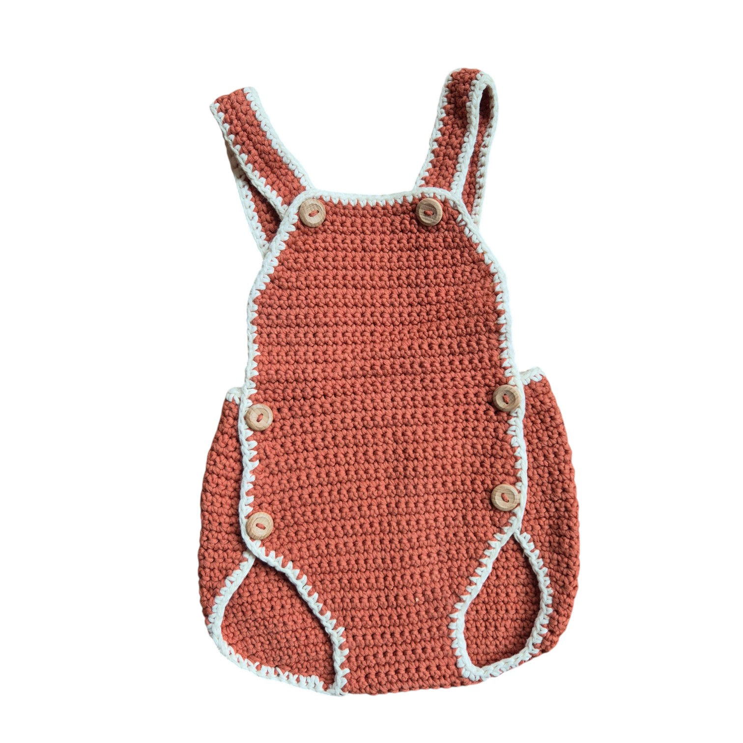 KALINKA Strick-Romper rot-braun 86