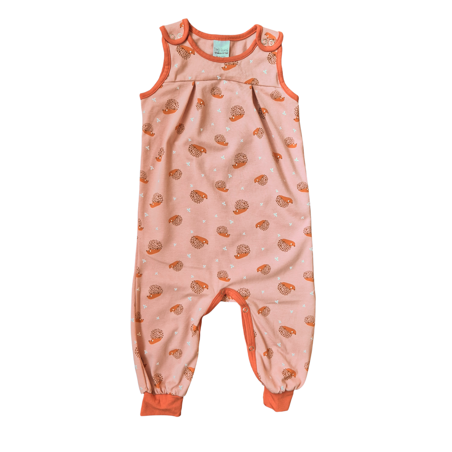 FRED`S WORLD Einteiler apricot Igel 68