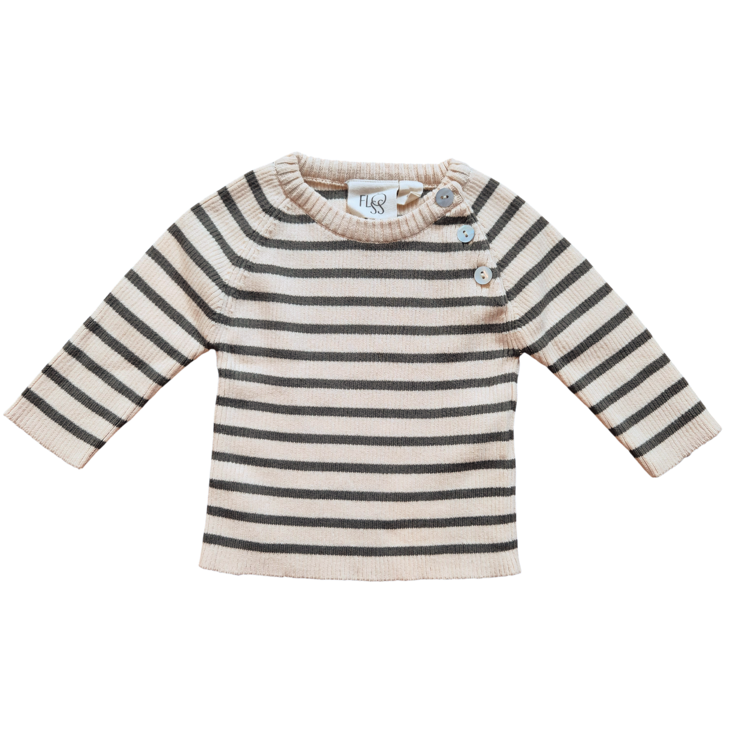 FLÖSS Pullover beige grün 62