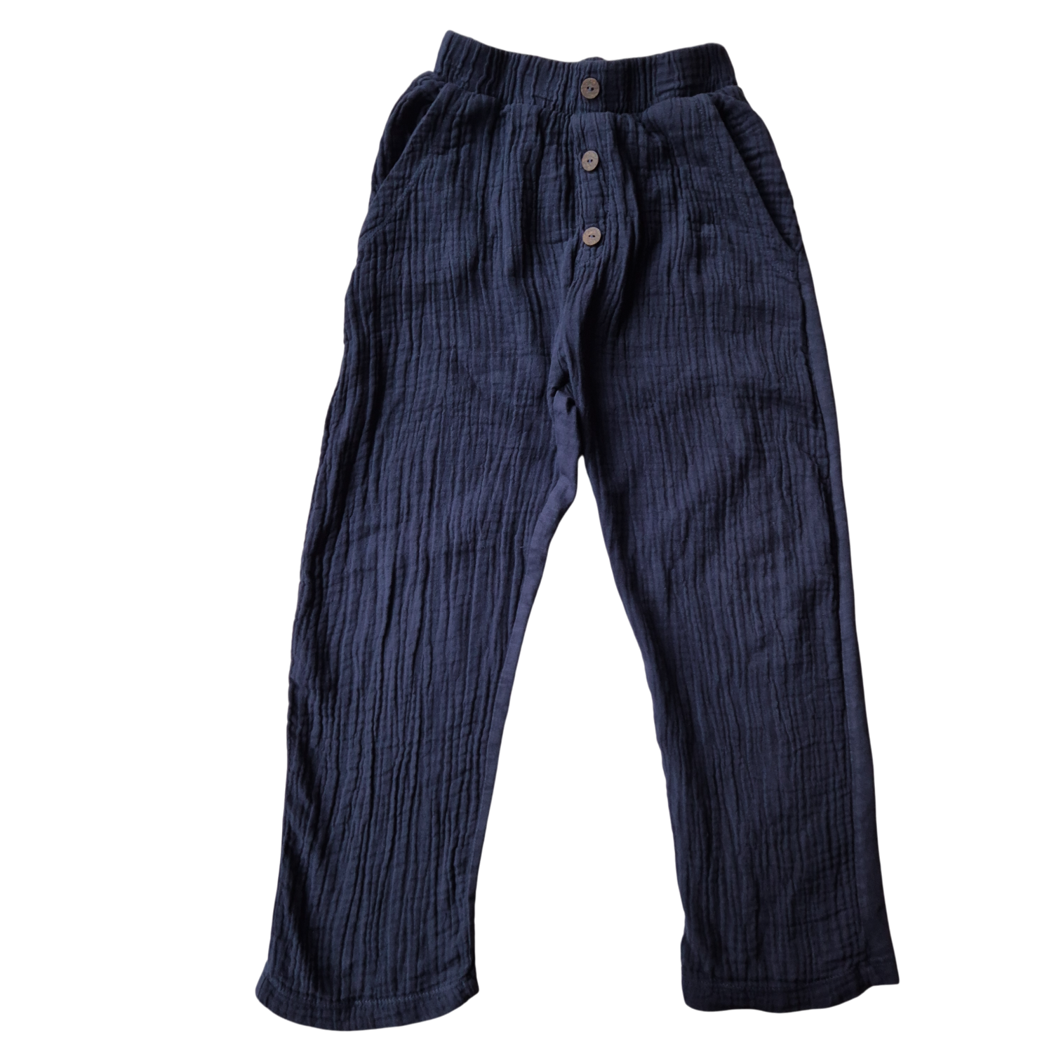 ZARA leichte Hose Musselin blau 116