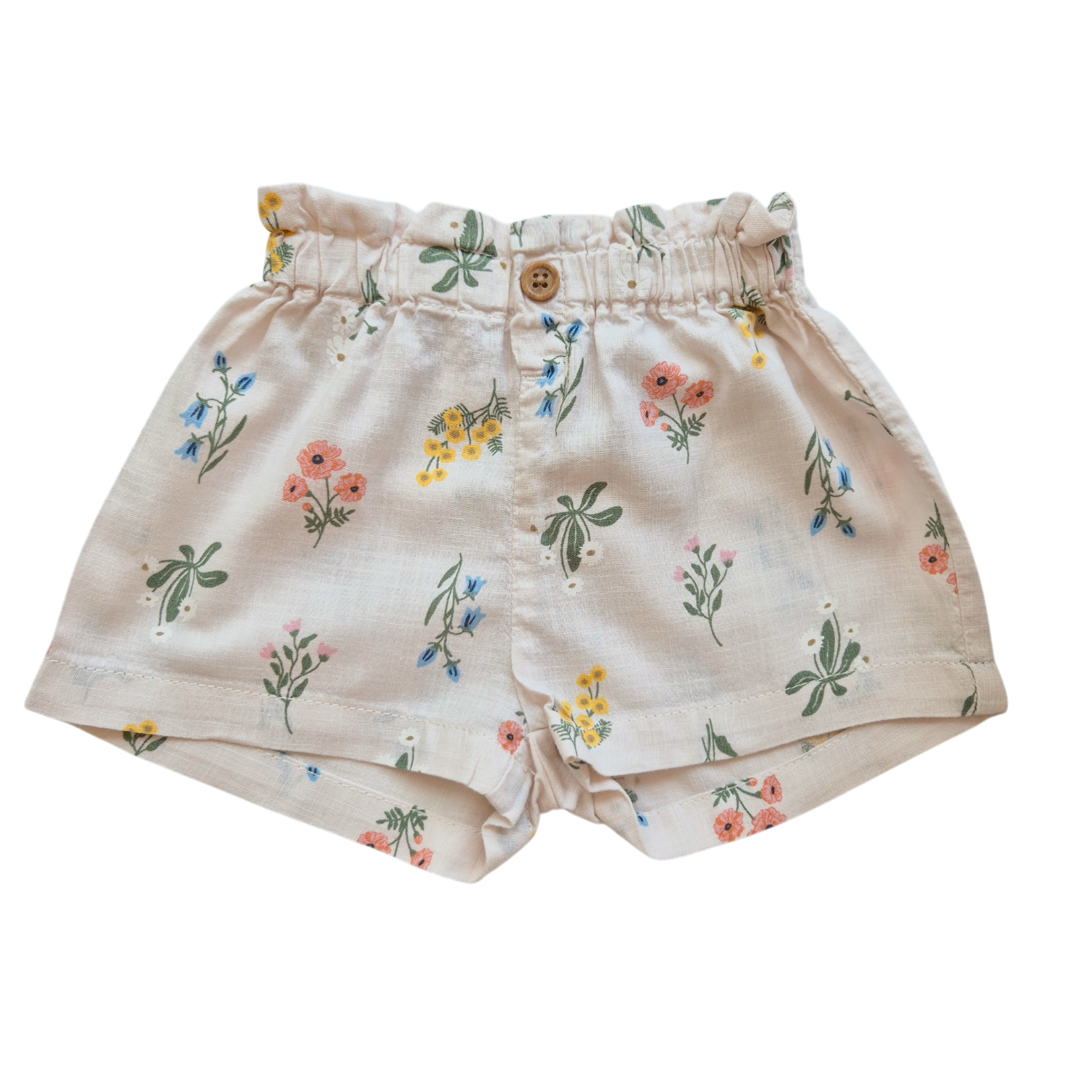 H&M Shorts creme Blumen 68