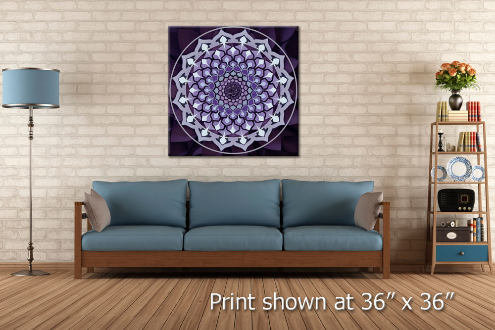 Crown Chakra Canvas Print