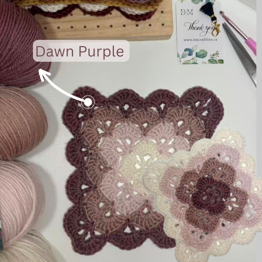 Thumbnail: Pure Merino Wool - Dawn Purple