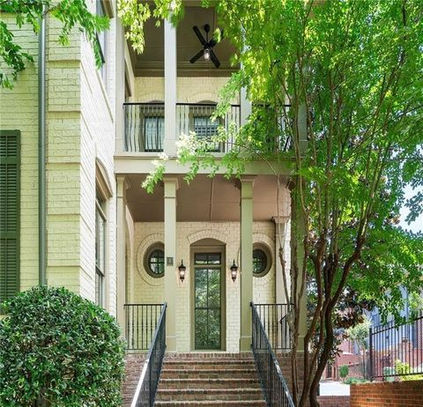 Alexandria Townhomes, Buckhead, Atlanta, GA. Architectural details replicated from historic townhomes in Alexandria, VA.