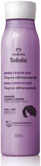 Shampoo Cachos e Crespos Tododia Amora e Óleo de Coco -Natura - 300ml