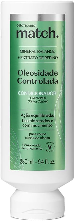 Condicionador Match Oleosidade Controlada - OBoticario - 280ml