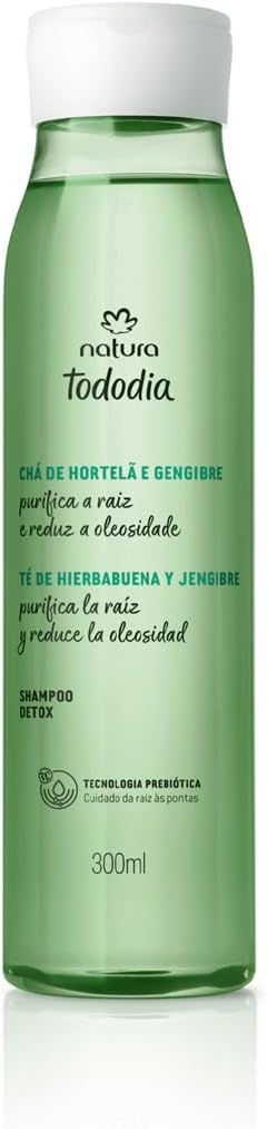 Shampoo Detox Tododia Chá de Hortelã e Gengibre - Natura - 300ml