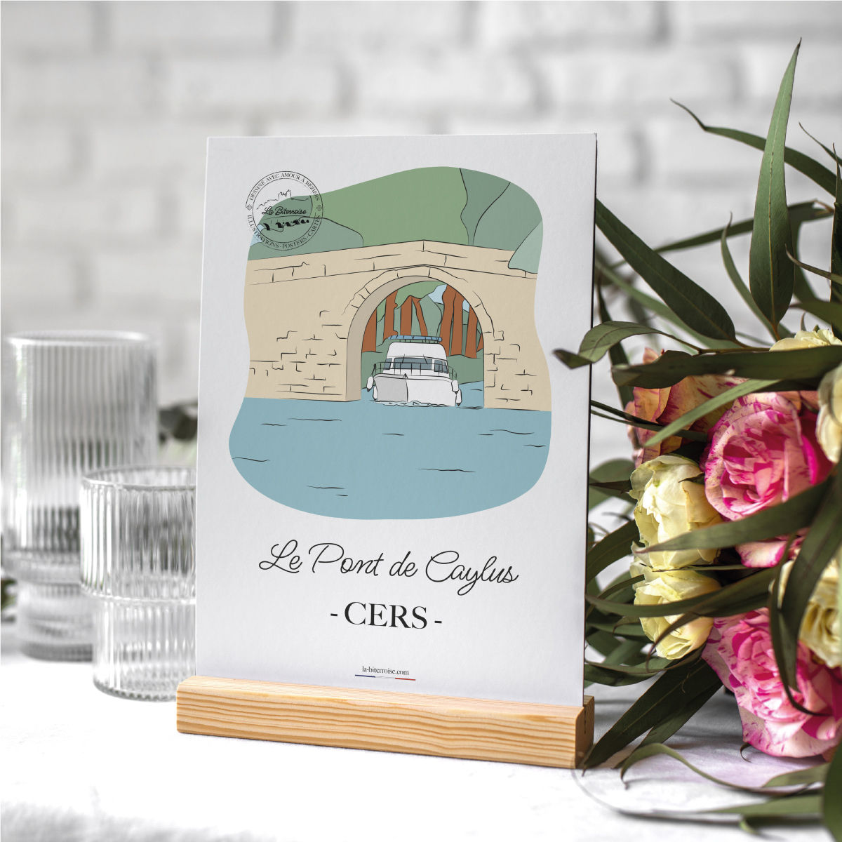 Carte CERS "le Pont de Caylus"