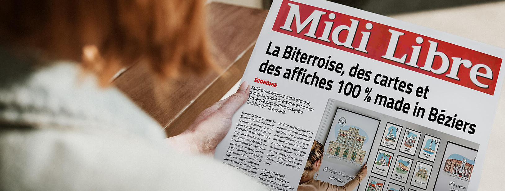 article de presse du midi libre qui parle de la biterroise