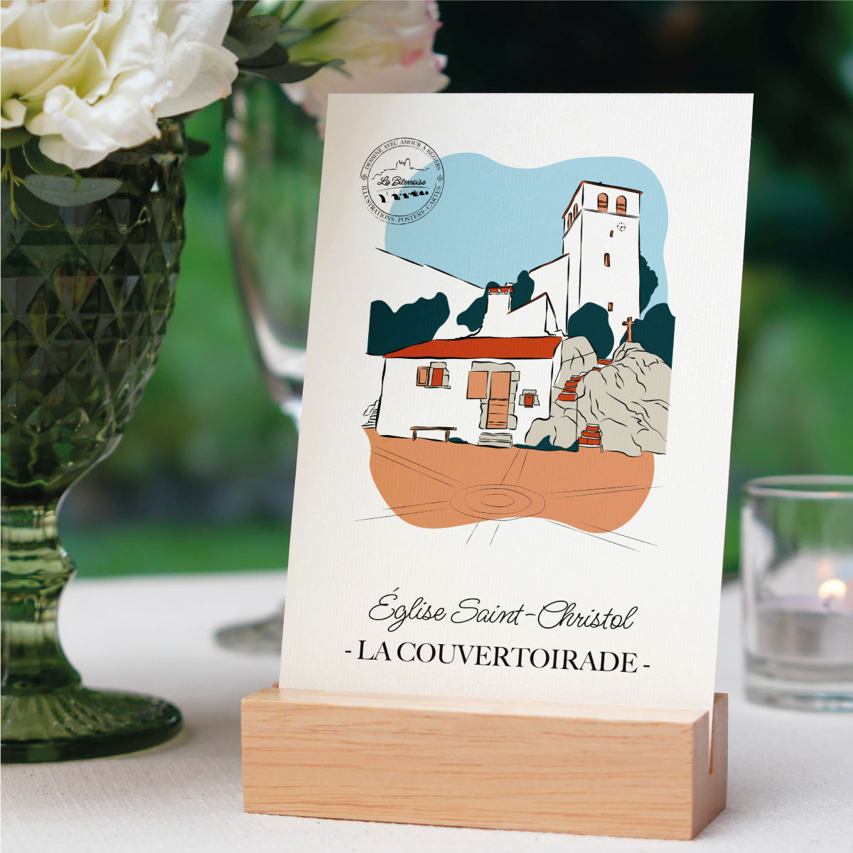 Carte LA COUVERTOIRADE "Église Saint-Christol"