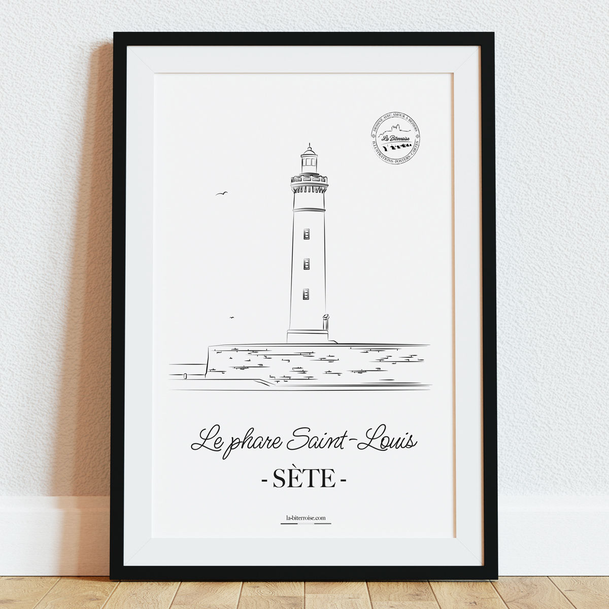 Affiche SÈTE "Le phare"