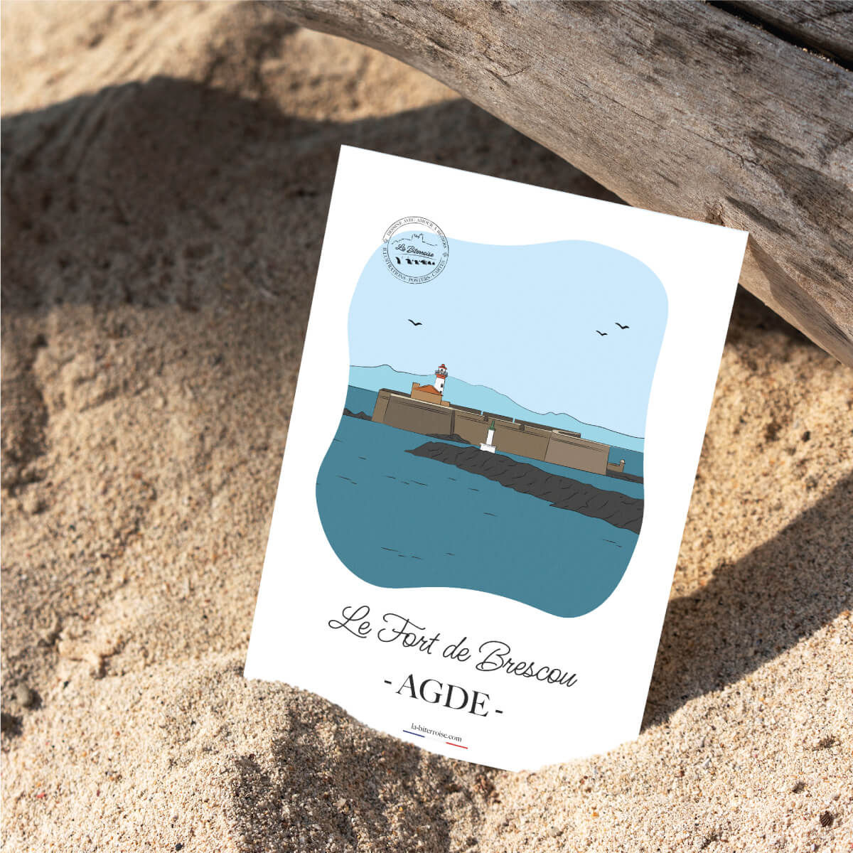 Carte AGDE "le Fort Brecou"