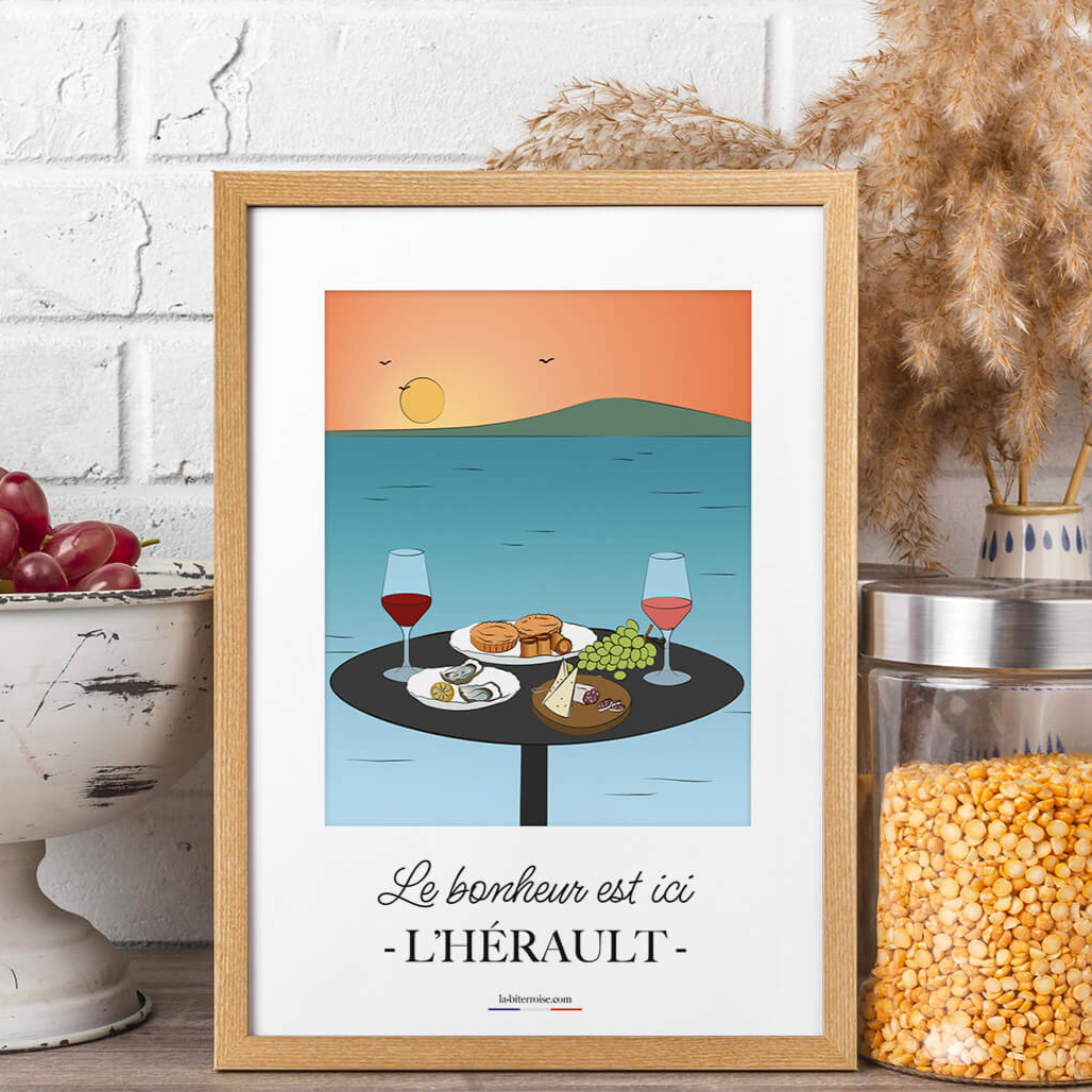 Carte HÉRAULT - Le bonheur est ici !