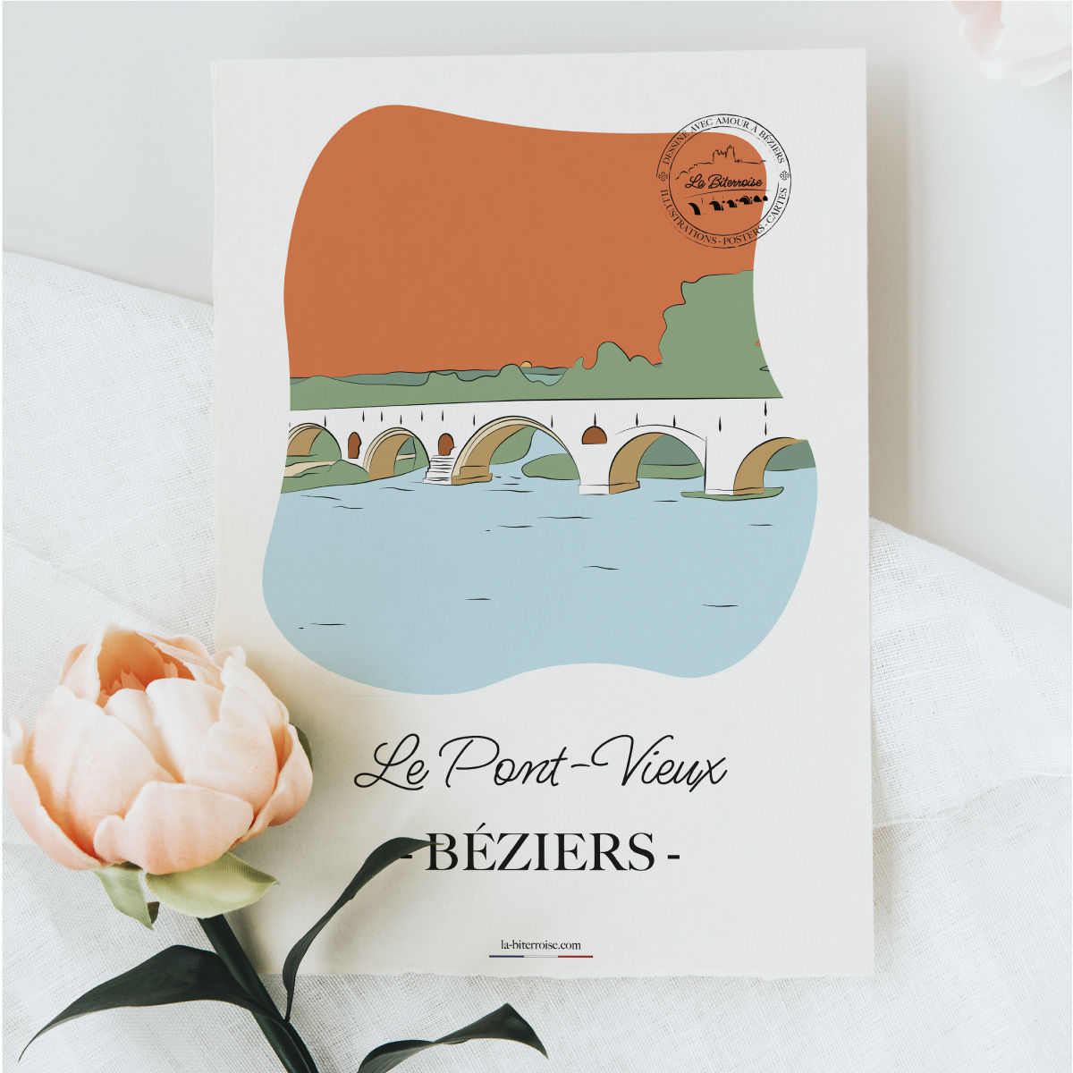 Carte BÉZIERS "Le Pont Vieux"