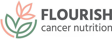 Flourish logo – registered oncology dietitian-led service