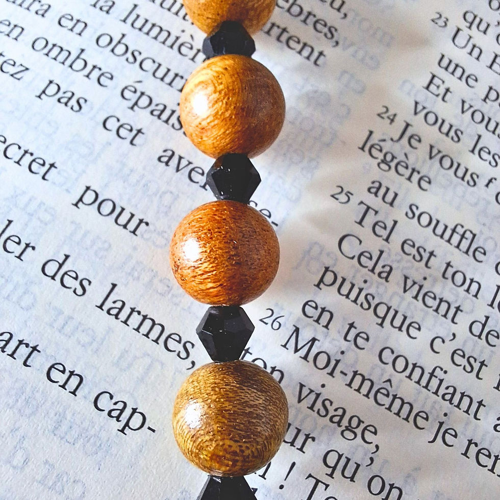 Miniature : Chapelet en bois catholique inspiré de saint Joseph