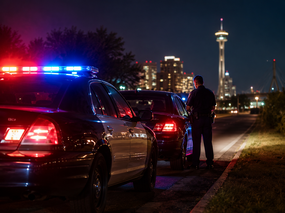 DUI traffic stop review in San Antonio