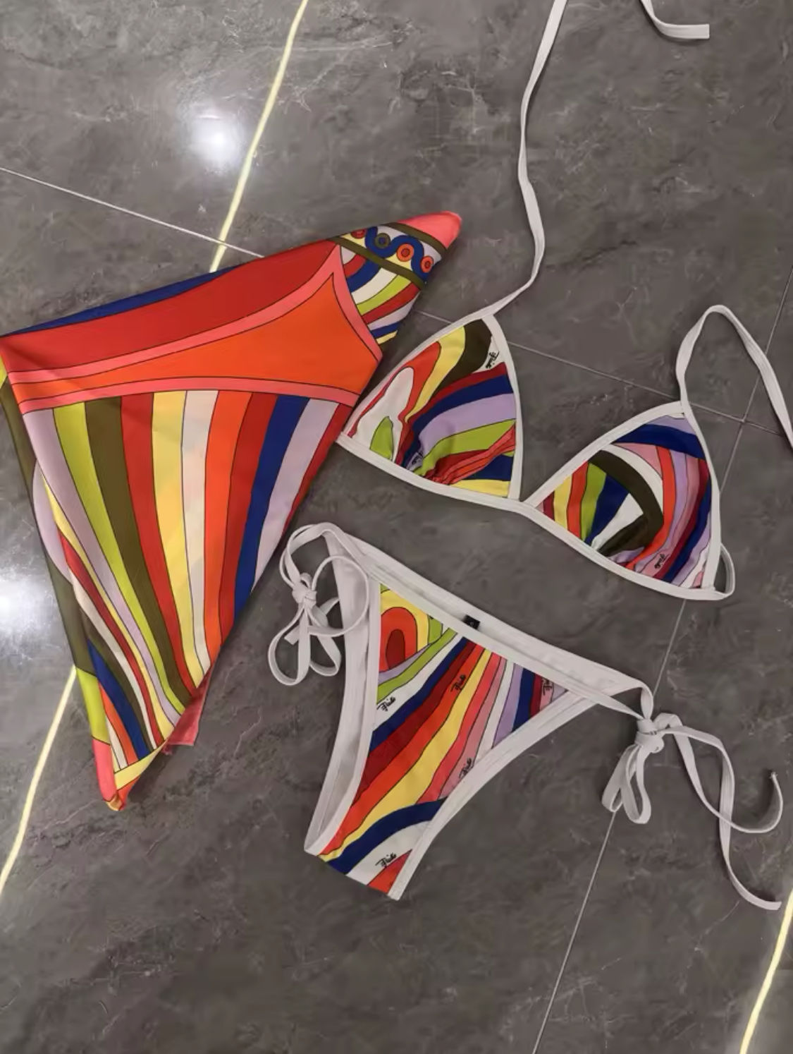 Colored Pucci Bikini