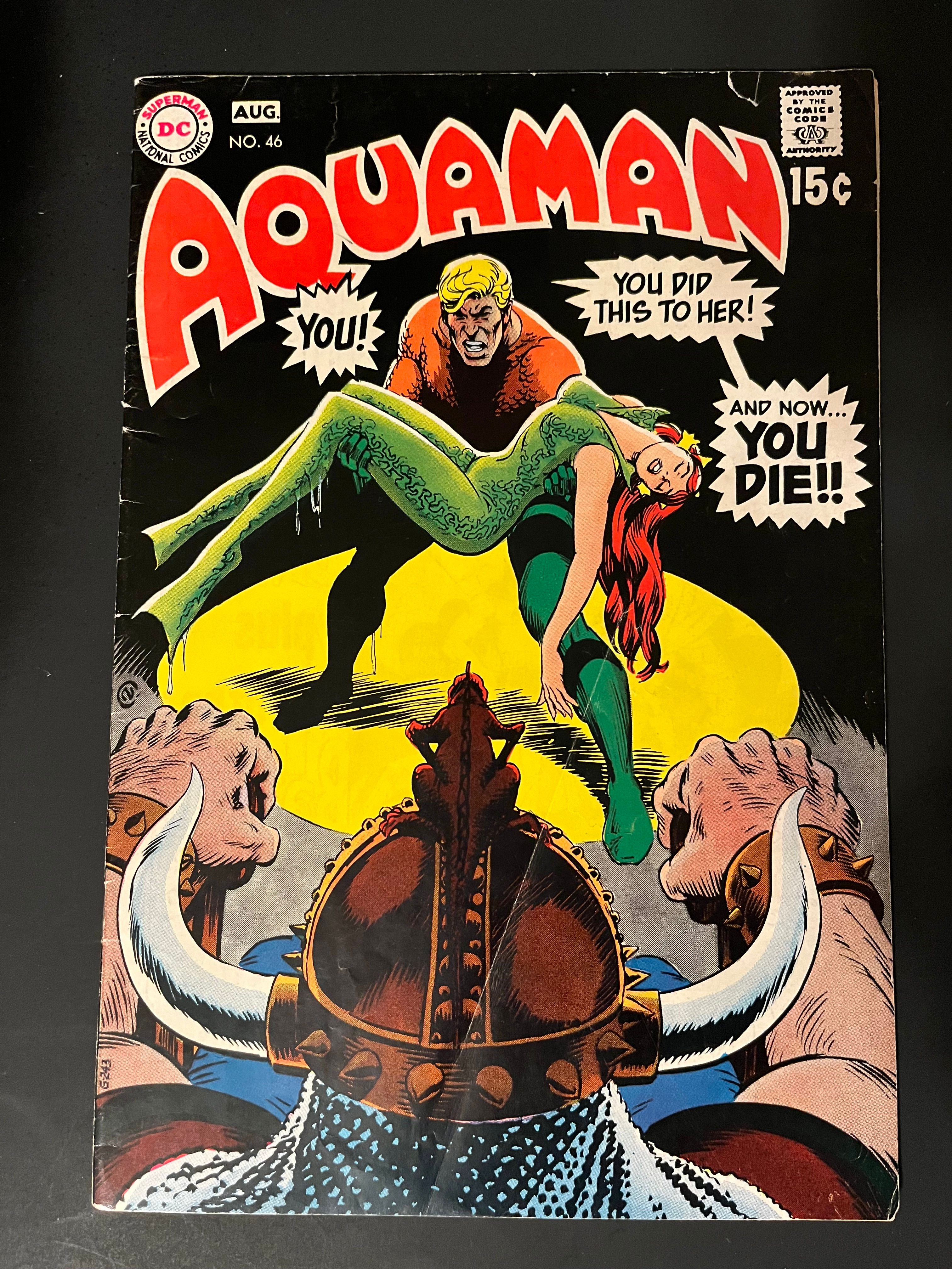 Aquaman, DC Comics, vol. 1, Jul.-Aug. 1969, issue 46