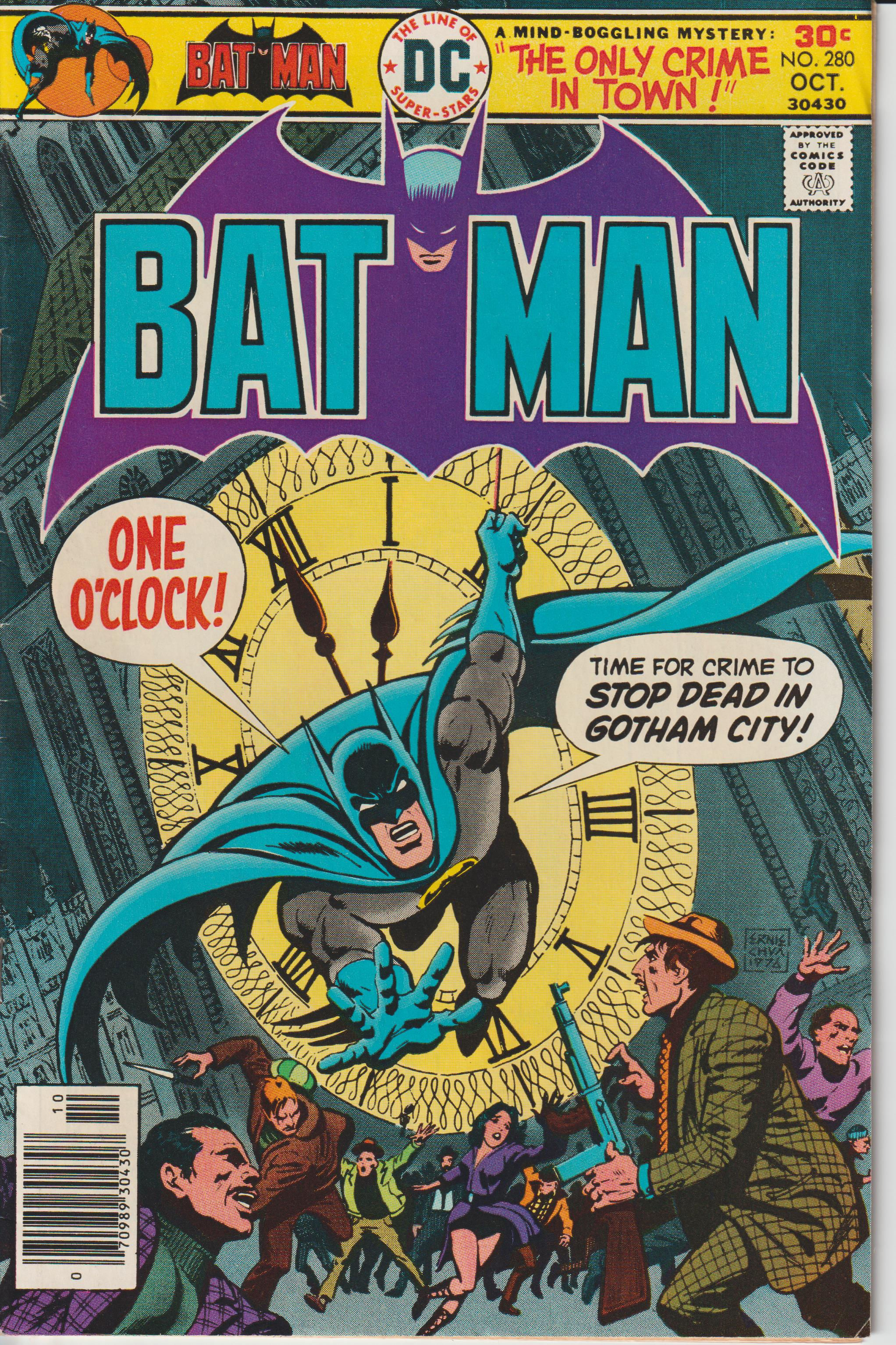 Batman, issue 280, Bronze Age, August 1976, Very Fine Plus (8.5)