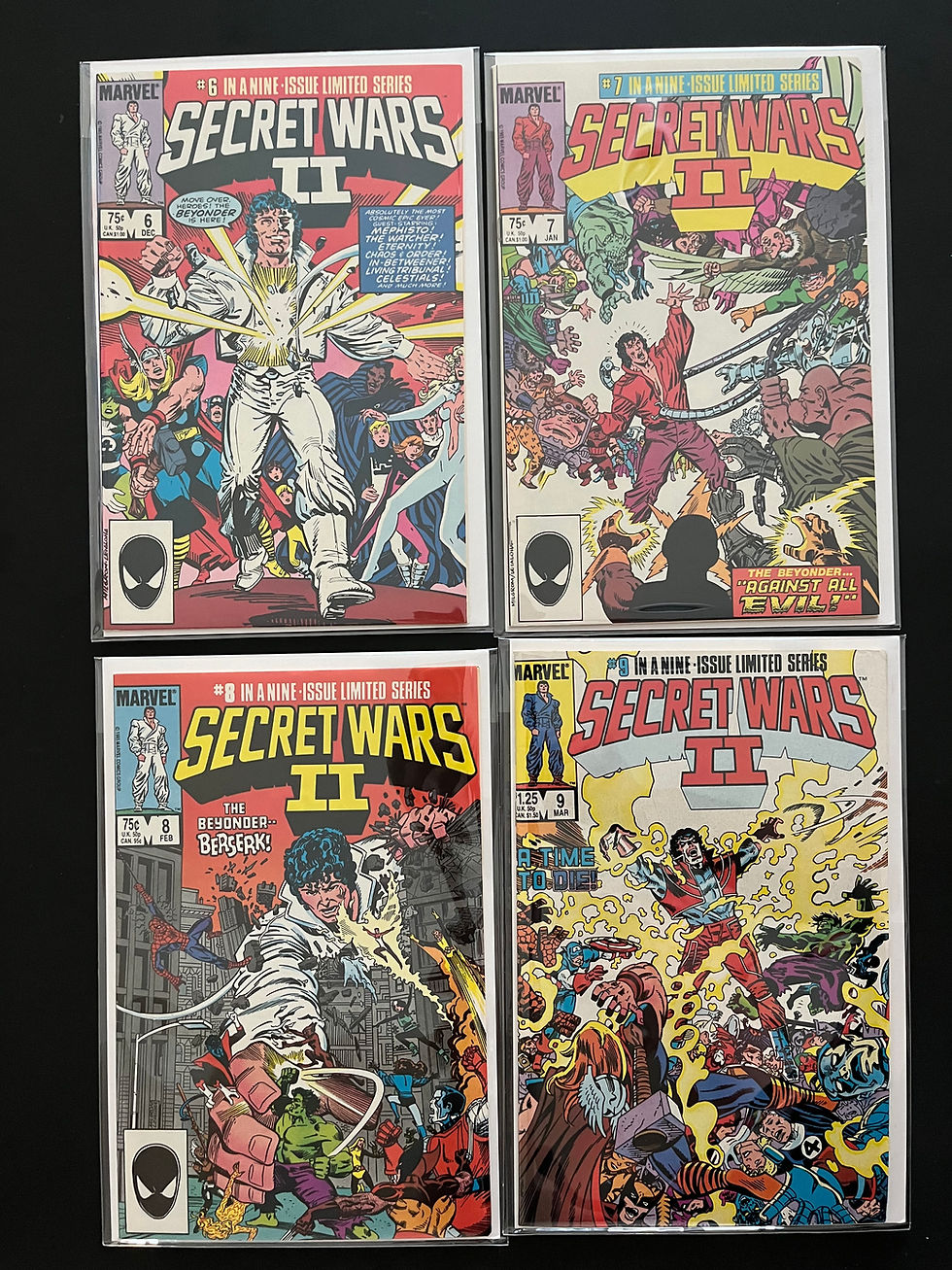 Thumbnail: Secret Wars II - complete set of all 9 issues - high grade