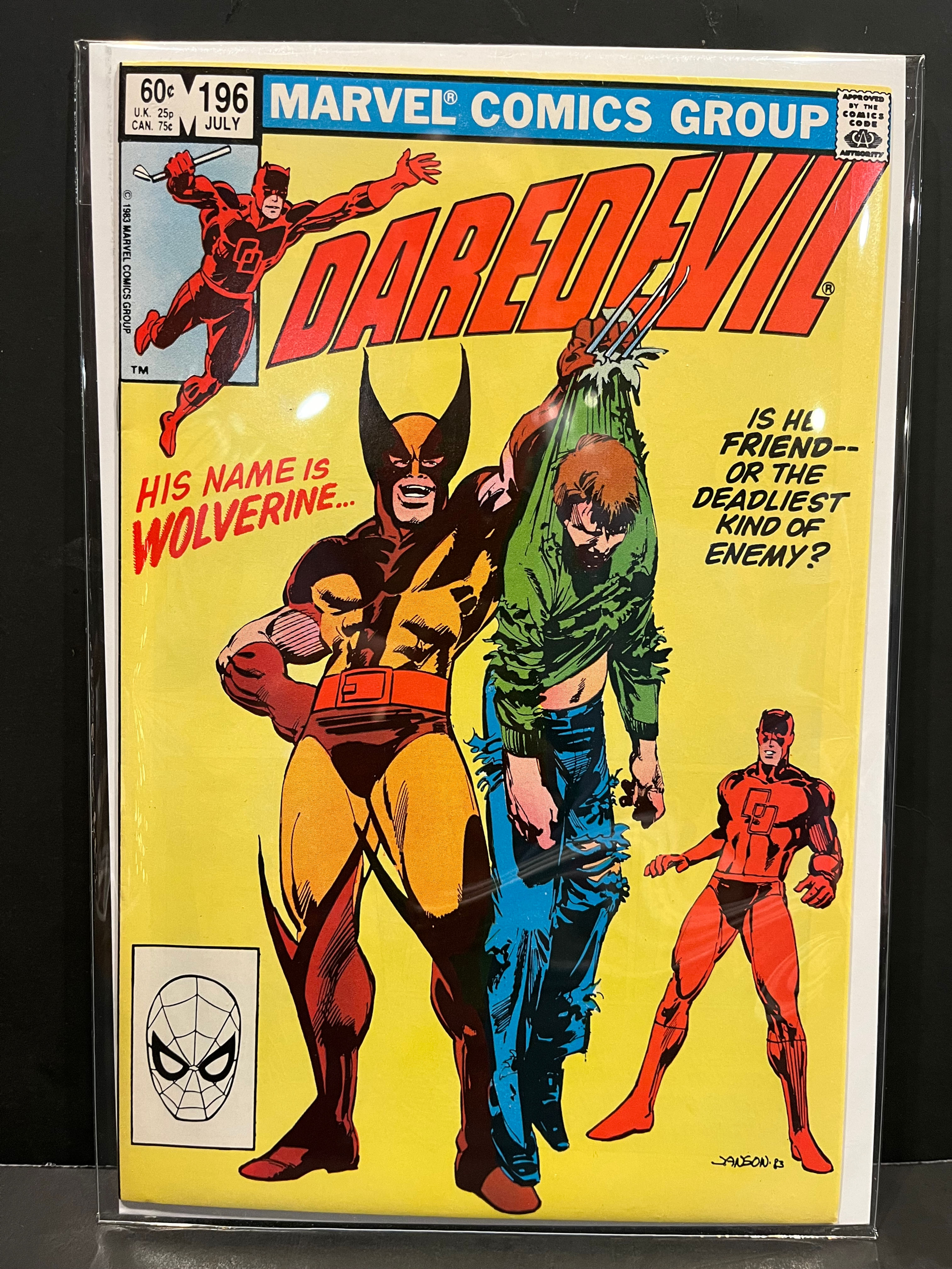 Daredevil, Issue #196 - 1st meeting and team-up of Daredevil & Wolverine