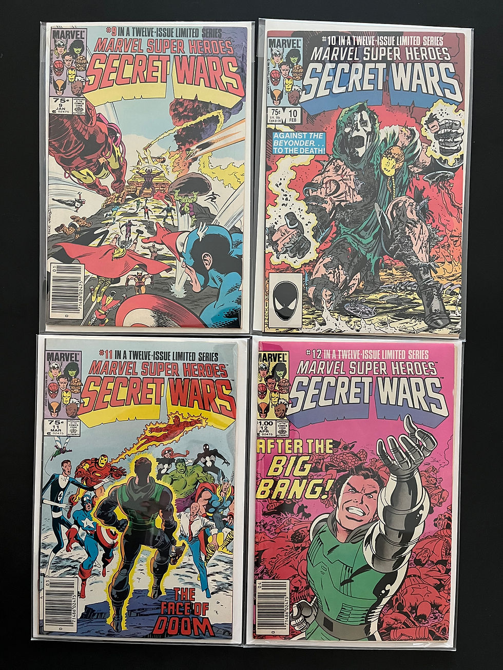 Thumbnail: Marvel Super Heroes Secret Wars - Complete Set - Newstand except for Issue #10