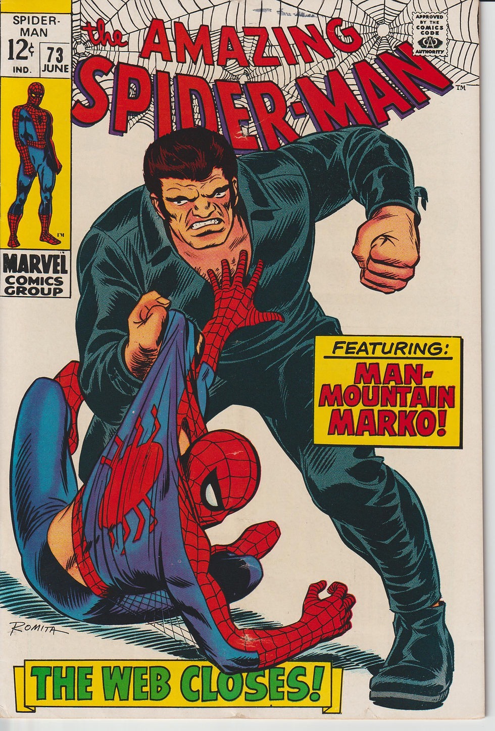 Amazing Spider-Man, Marvel,  1963-98, issue 73