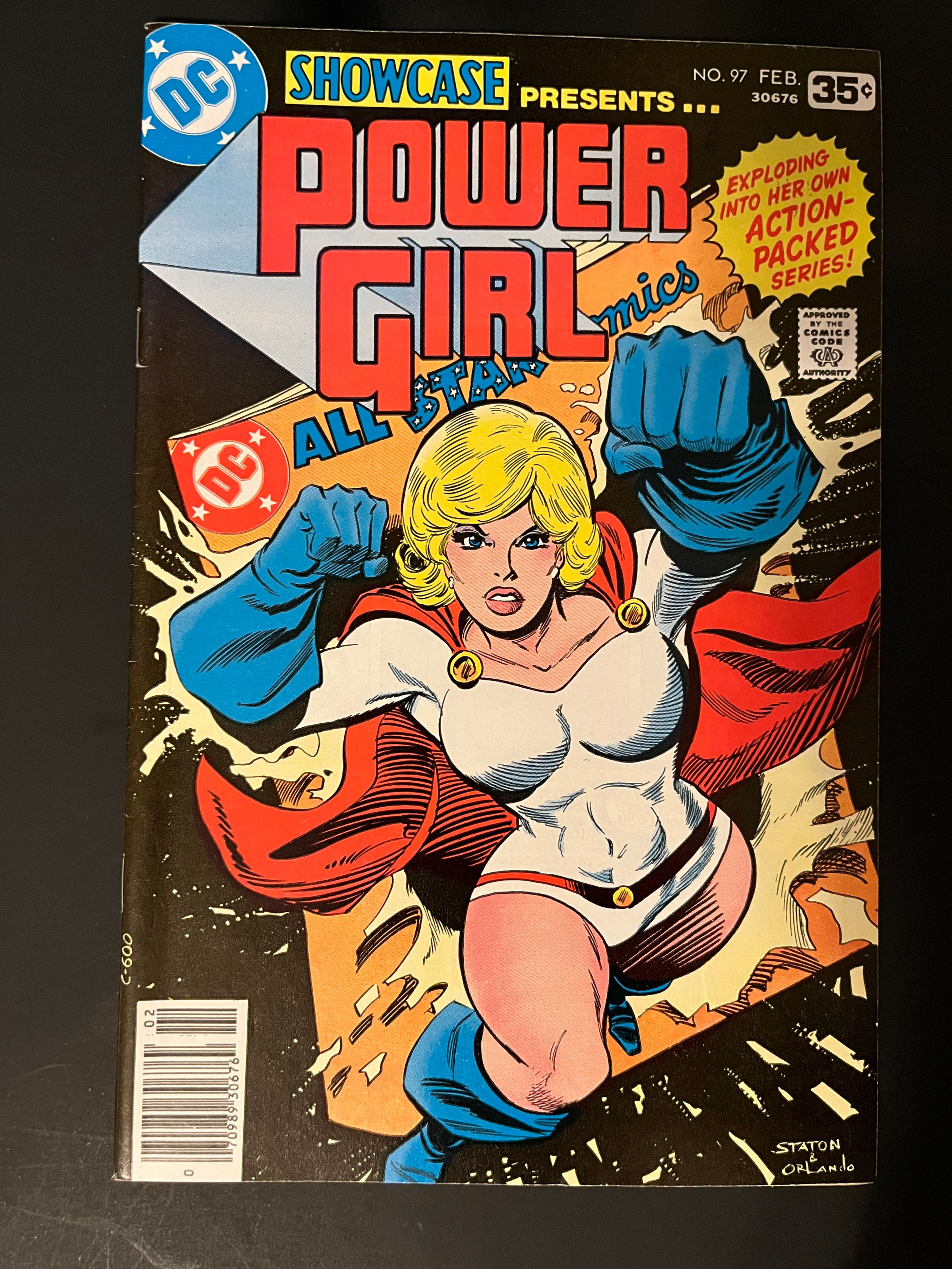 Showcase Presents, DC Comics, Feb. VF/NM, 1978, Power Girl, Issue 97