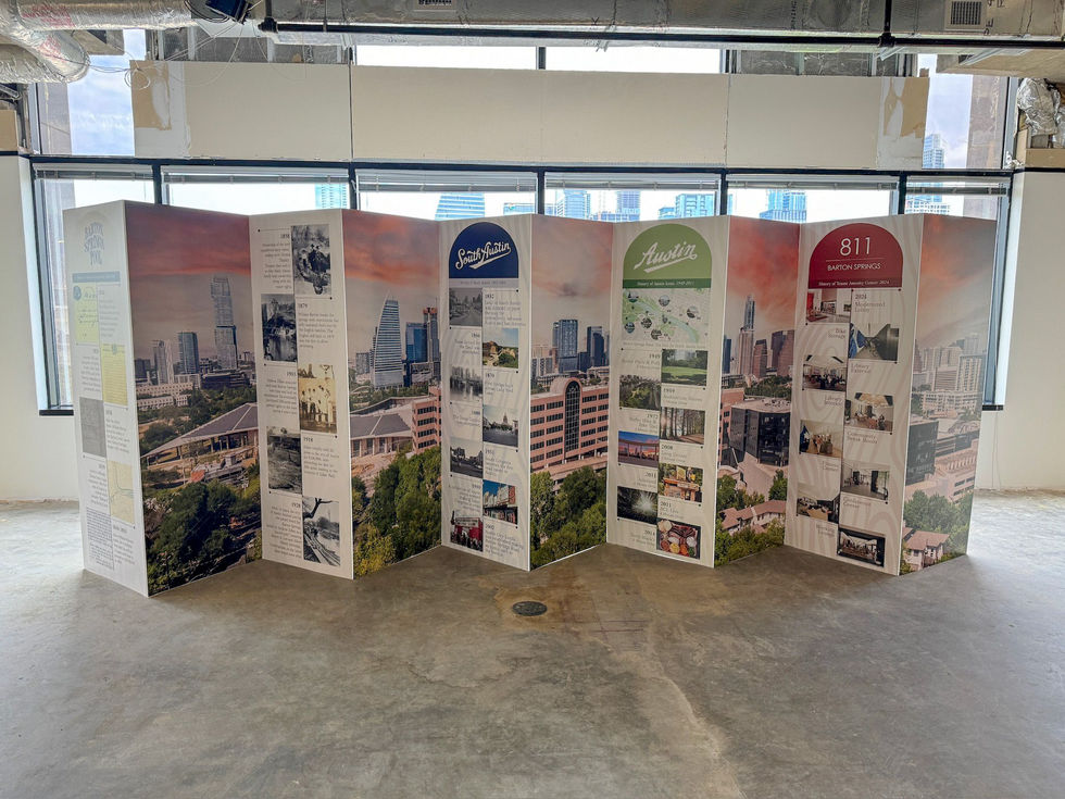 Accordion Display Board