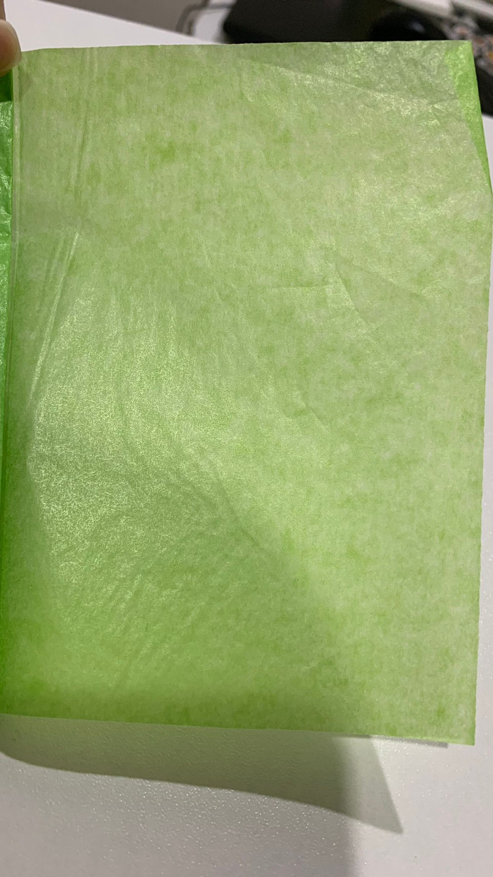 แก้วขุ่นสี 1แผ่น - เขียว