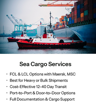 Xtramiles Sea Cargo Services – Affordable international ocean freight with Maersk and MSC, offering FCL & LCL shipping, port-