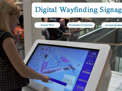 Digital Wayfinding Signage: The Newly Emerging Trend