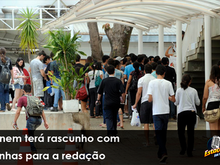 Enem terá rascunho com linhas para a redação