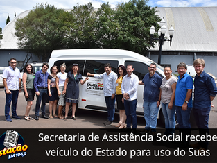 Secretaria de Assistência Social recebe veículo do Governo do Estado para uso do Suas