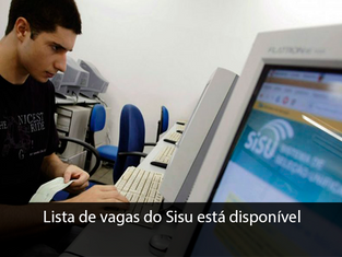 Lista de vagas do Sisu está disponível; inscrições começam amanhã