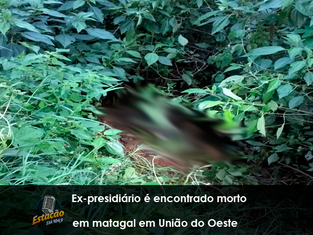 Ex-presidiário é encontrado morto em matagal em União do Oeste