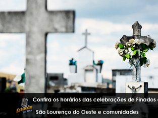 Confira os horários das celebrações de Finados em São Lourenço do Oeste e comunidades