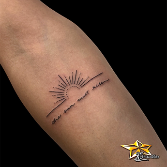 sun tattoo