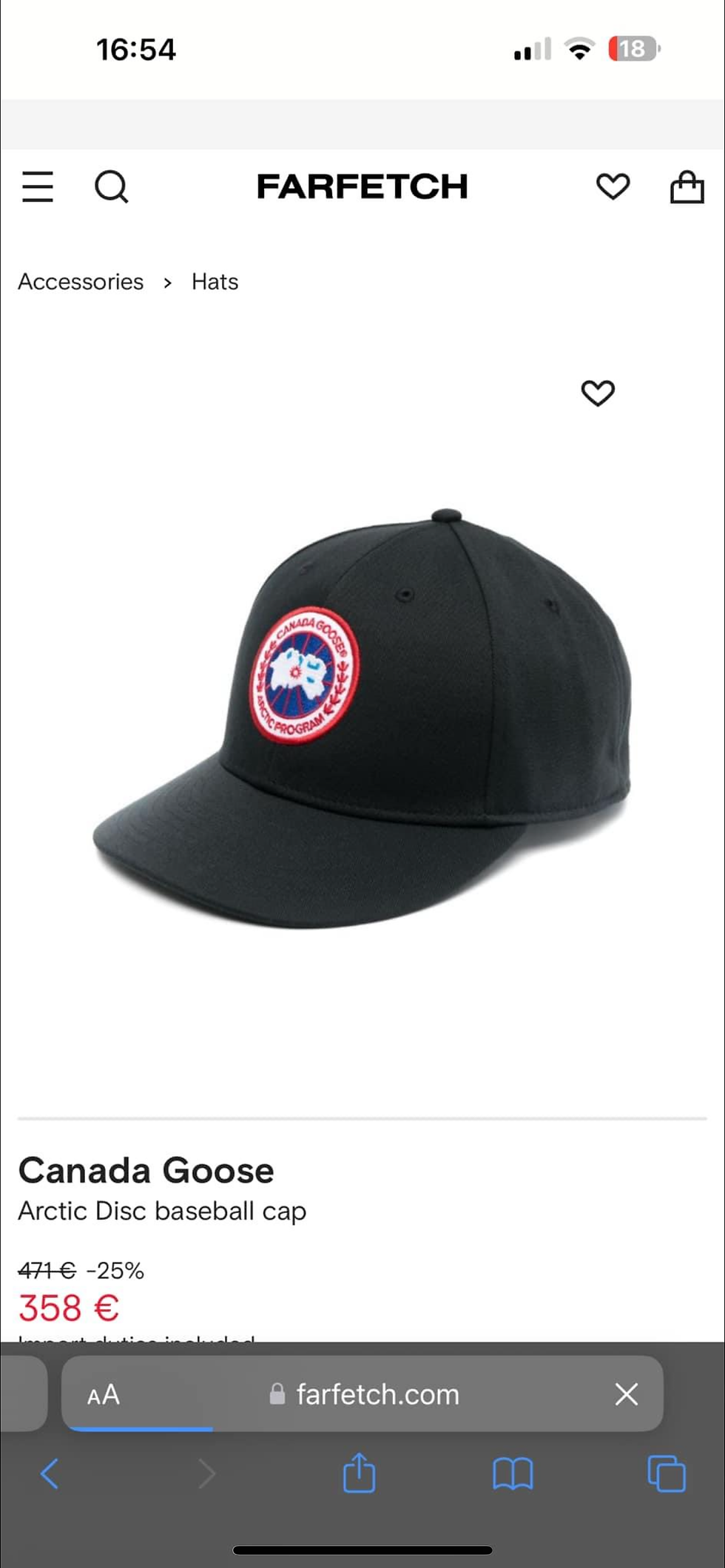 Thumbnail: CANADA GOOSE BEYZBALL CAPS